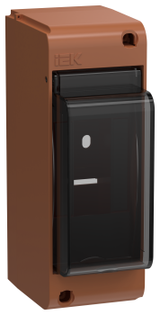 UNION Mini Корпус пластиковый КМПн-2 IP30 дуб IEK
