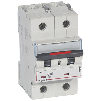 Авт.Выкл.DX3 2П C16A 36кА LEGRAND
