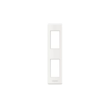 Livinglight Рамка 1+1м верт белая