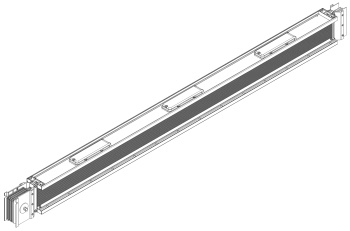 LINEBAR Секция прямая распределительная 630А Al 3L+N+PER некрашеная IP55 3+0 IEK