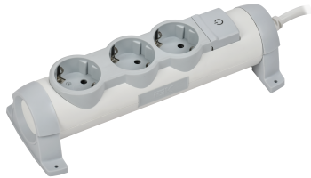 COMFORT Удлинитель У03К 3 места 2P+PE 5м 3х1,5мм2 16А белый IEK