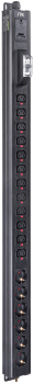 ITK BASE PDU вертикальный PV1111 23U 1 фаза 16А 6 розеток SCHUKO (немецкий стандарт) + 12 розеток C13 с клеммной колодкой и кабелем 3м вилка IEC60309 (промышленная)