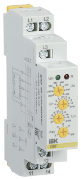 Реле контроля фаз ORF-06 трехфазное 220-460В AC IEK