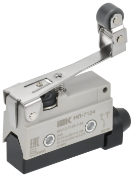 Микропереключатель концевой МП-7124 рычаг с регулируемым роликом IP40 IEK