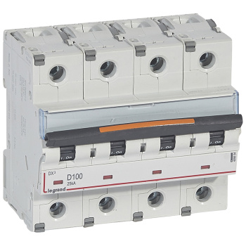 Авт.выкл.DX3 4П D100A 25кА LEGRAND