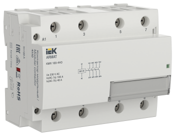 ARMAT Контактор модульный KMR 100А 230В AC 4НО IEK