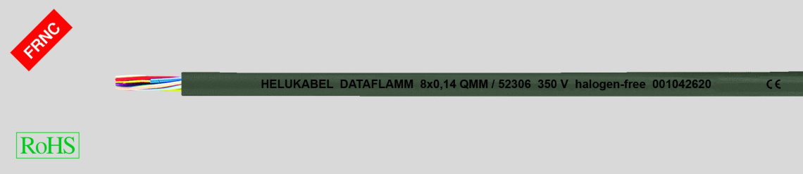 52341 DATAFLAMM 2X0.50 QMM