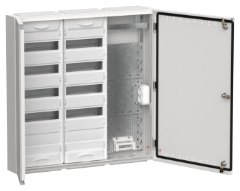 TITAN 5 Корпус комбинированный ЩРн-120 (3х60) 835х830х140мм IP30 белый IEK