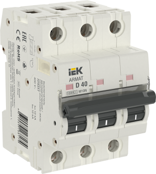 ARMAT Автоматический выключатель M10N 3P D 40А IEK