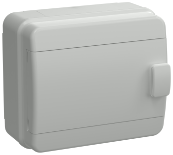 TEKFOR Корпус пластиковый КМПн-8 IP65 серая непрозрачная дверь IEK