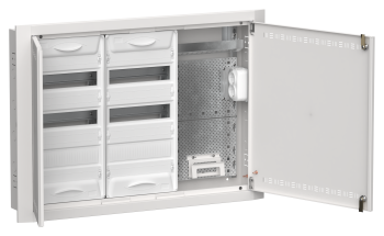 TITAN 5 Корпус комбинированный ЩРв-72 (3х36) 630х885х130мм IP30 белый IEK