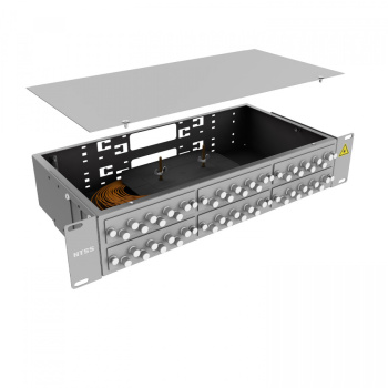 Кросс 19" NTSS PREMIUM, предсобранный 2U, 48 портов FC/UPC, 62.5/125 мкм