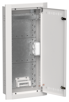 TITAN 5 Корпус мультимедиа ЩРв-48 (1х48) 755х365х130мм IP30 белый IEK