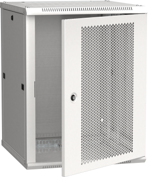 ITK Шкаф LINEA W 15U 600х600мм дверь перфорированная серый RAL7035