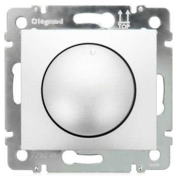 VALENA DIY Светорегулятор поворотно-нажимной LED 400Вт алюминий