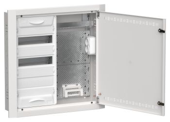 TITAN 5 Корпус комбинированный ЩРв-36 (2х36) 630х625х130мм IP30 белый IEK