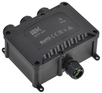 Коробка распределительная герметичная WTP-404 4 ввода IP68 IEK