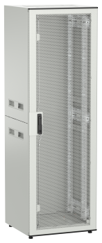 ITK UNITBOX N Шкаф сетевой 19" напольный 38U 600х600мм перфорированная передняя дверь серый