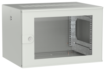 ITK UNITBOX W Шкаф настенный 6U 600х450мм дверь стеклянная серый