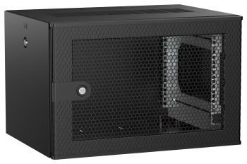 ITK UNITBOX W Шкаф настенный 6U 600х450мм дверь перфорированная черный