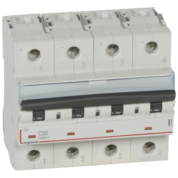 Авт.выкл.DX3 2П В20A DC 1000В LEGRAND