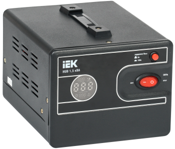 Стабилизатор напряжения переносной HUB 1,5кВА IEK