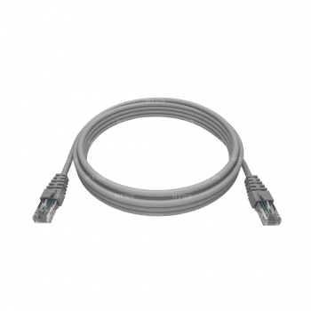 Патч-корд NTSS PREMIUM 2xRJ45/8P8C, T568B UTP CAT6 LSZH 0,5 метра, серый