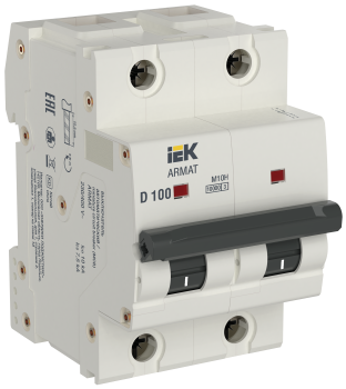 ARMAT Автоматический выключатель M10H 2P D 100A IEK