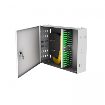 Кросс настенный NTSS PREMIUM, предсобранный, 48 портов LC/APC duplex, 9/125 мкм