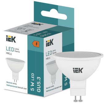 LED MR16 410lm 4000K GU5 IEK