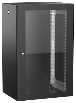 ITK UNITBOX W Шкаф настенный 18U 600х450мм дверь стеклянная черный