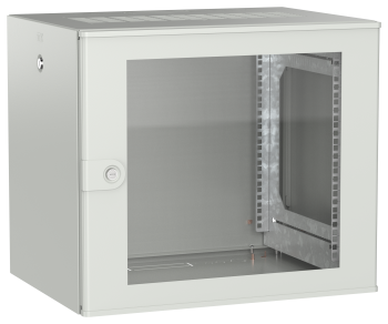 ITK UNITBOX W Шкаф настенный 9U 600х450мм дверь стеклянная серый