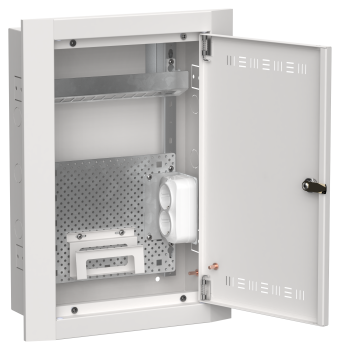 TITAN 5 Корпус мультимедиа ЩРв-24 (1х24) 505х365х130мм IP30 белый IEK