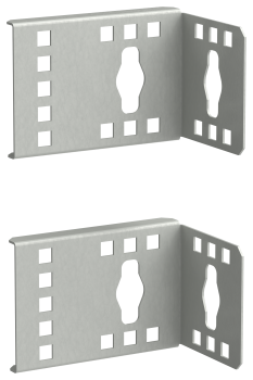 ITK LINEA S Кронштейн длякрепления вертикальных PDU в зоне Zero-U серый (2шт/компл)