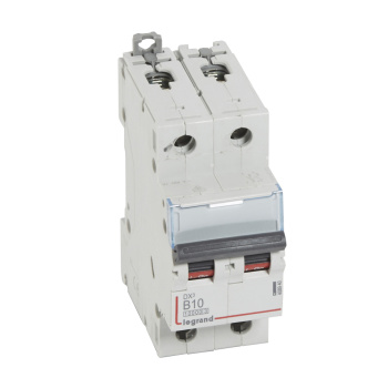 Авт.выкл.DX3 2П B10A 10kA/16kA LEGRAND
