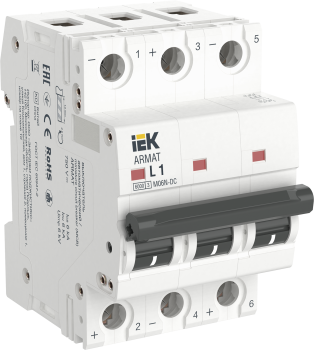 ARMAT Автоматический выключатель M06N-DC 3P L 1А IEK