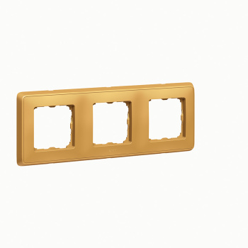 Cariva DIY Рамка 3 поста мат.золото