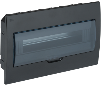 KREPTA 3 Корпус пластиковый ЩРВ-П-18 IP41 черный IEK