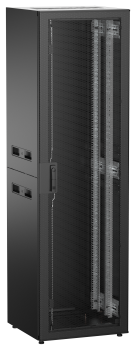 ITK UNITBOX N Шкаф сетевой 19" напольный 42U 600х600мм перфорированная передняя дверь черный