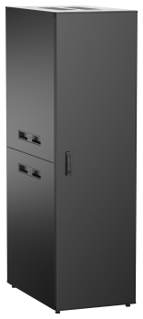 ITK UNITBOX N Шкаф сетевой 19" напольный 42U 600х1000мм металлические двери черный