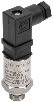 Преобразователь избыточного давления PPT10 0,5% 0-10Бар 0-10В G1/4 Mini 4-pin ONI