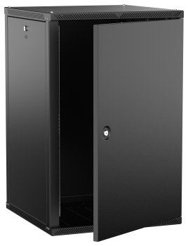 ITK LINEA W Шкаф настенный 18U 600х600мм дверь металл черный 2.0
