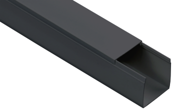 Кабель-канал 60х60 "ЭЛЕКОР" черный (12м) IEK
