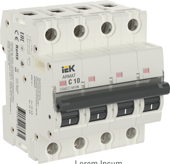 ARMAT Автоматический выключатель M10N 4P C 10А IEK