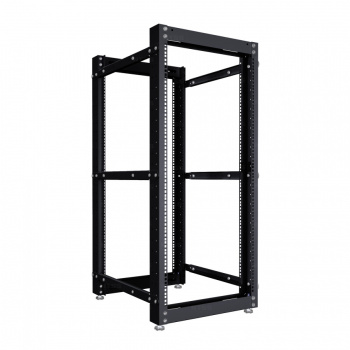 Стойка серверная NTSS OR двухрамная 42U 600-1000мм, комплект ножек, черный RAL 9005
