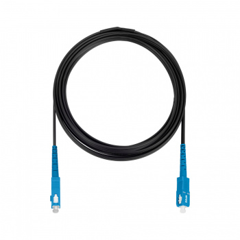 Дроп-кабель NTSS spc SC/UPC-SC/UPC G.657A1 170м LSZH S/0 стеклопруток, без ВСЭ, черный (патч-корд)