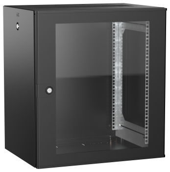 ITK UNITBOX W Шкаф настенный 12U 600х450мм дверь стеклянная черный