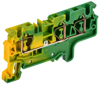 ARMAFIX Клемма пружинная CX4-3 PE 4мм2 трехконтактная заземляющая IEK