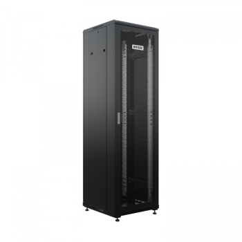 Шкаф напольный универсальный серверный NTSS R 42U 600х600мм, 4 профиля 19, двери перфорированная и перфорированная, боковые стенки съемные, регулируем