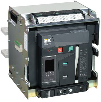 ARMAT AR-A4V TD32 3P W HR Выключатель автоматический воздушный 125кА расцепитель TD 3200А 3P выдвижной с аксессуарами ~220-240В: реле отключения, реле включения, моторный привод IEK